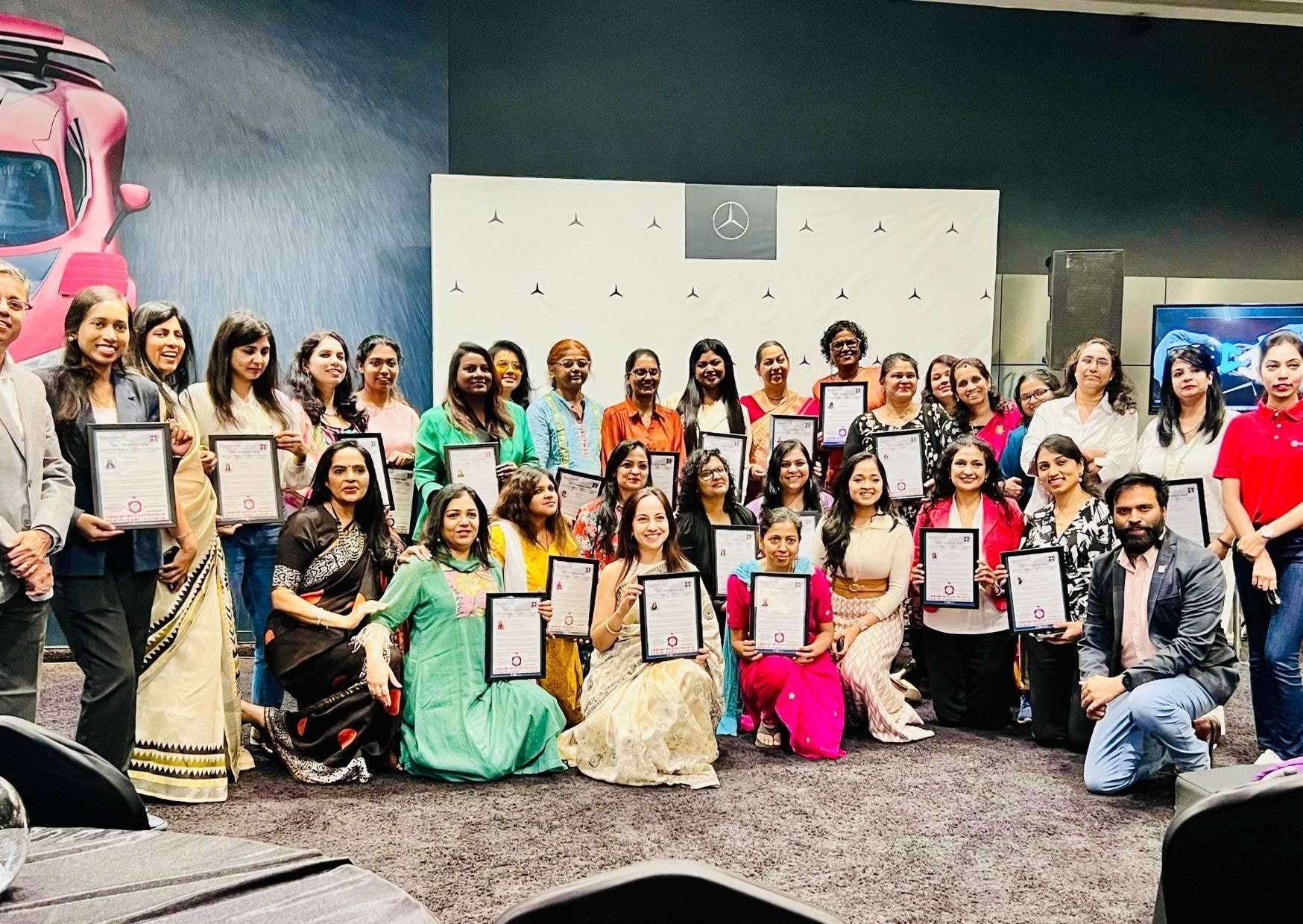 CXO Inner Circle — women leaders certificate ceremony at Mercedes-Benz
